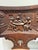 Wood Antique German Black Forest Carved Tiger Oak Drunken Monk Tavern Bench For Sale - Image 7 of 16