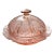 1930s Pink Depression Era Glass Jeanette Cherry Blossom Butter Dish For Sale