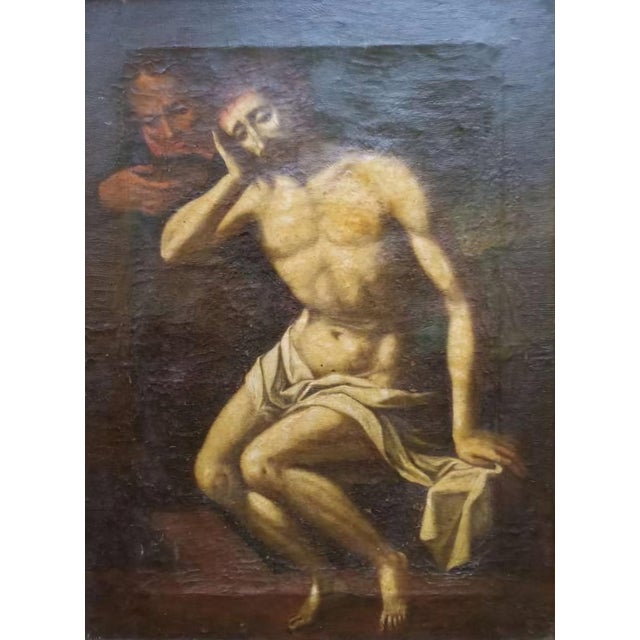 Baroque Oil on Canvas, Neapolitan School, Early 18th Century For Sale - Image 10 of 11