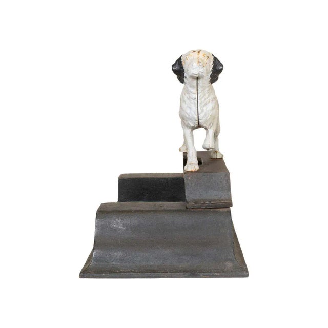 Hubley Manufacturing Company 19th Century Hubley Cast Iron English Setter Boot Scraper For Sale - Image 4 of 5
