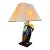 Porcelain Toucan Bird Lamp by Manifattura Artistica, Italy Circa 1989 For Sale