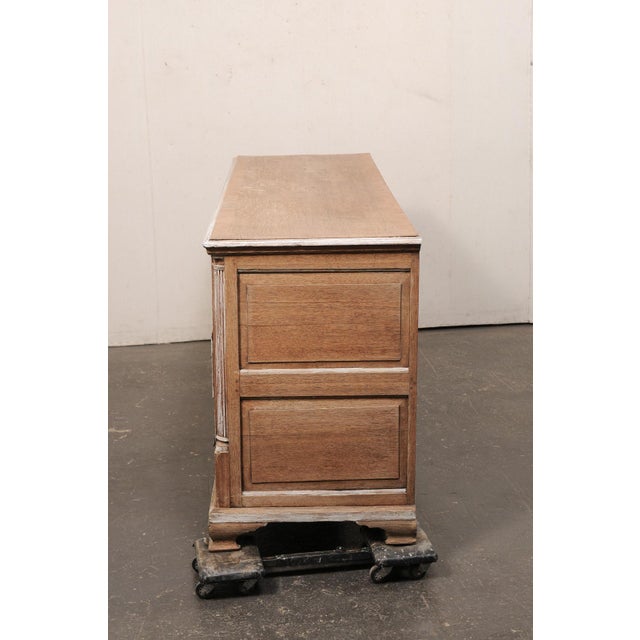French 6.25 Ft Long Oak Sideboard, 19th C. For Sale - Image 10 of 12