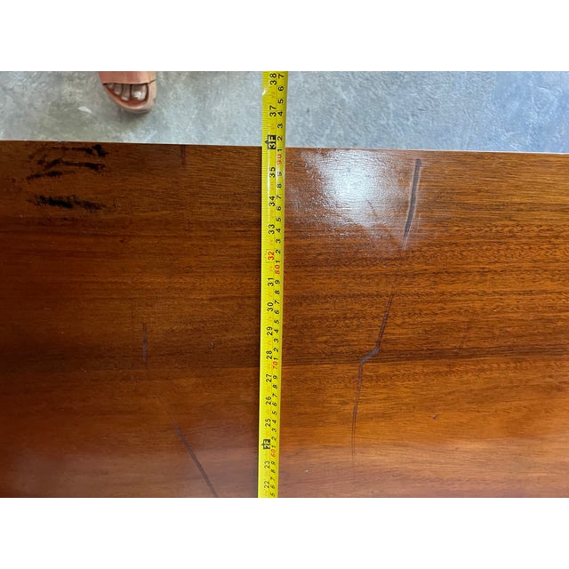 19th Century Antique Regency Style Solid Mahogany Library Table Desk. For Sale - Image 13 of 15