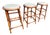 Vintage Rattan Bamboo Bar Stools For Sale