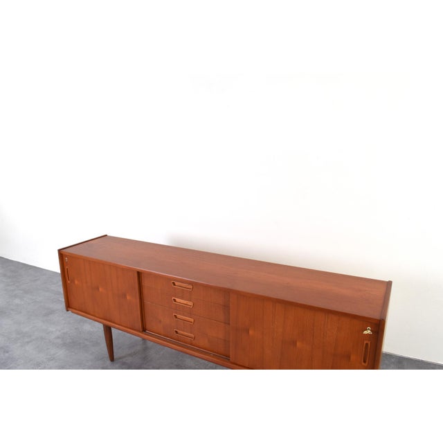 Mid-Century Modern Danish Teak Sideboard, 1960s For Sale - Image 10 of 18