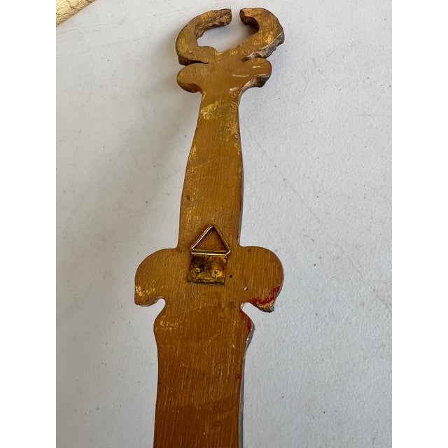 Late 20th Century Pair of Gold Plate Wall Holders by Chelsea House - 2 For Sale - Image 10 of 11