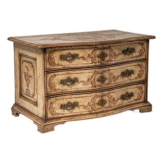 Baroque Hand-Painted Commode, 18th Century For Sale