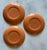 Set of 3 Vintage Taylor, Smith and Taylor Burnt Orange Cups and Saucers For Sale In Austin - Image 6 of 9
