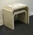 Contemporary Hooker Furniture Off White Coastal Contemporary 26" Granite Top Nesting Tables For Sale - Image 3 of 9