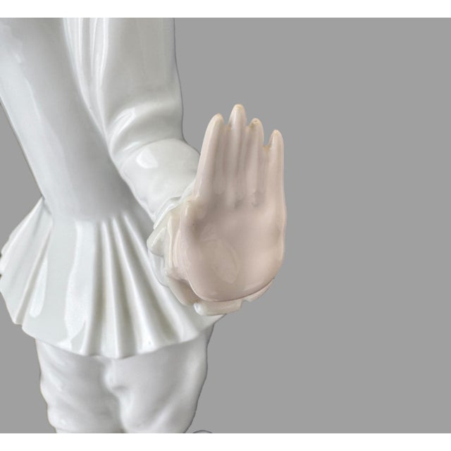 1920s Rosenthal Art Deco Porcelain Pierrot Figurine by Dorothea Charol For Sale - Image 10 of 14