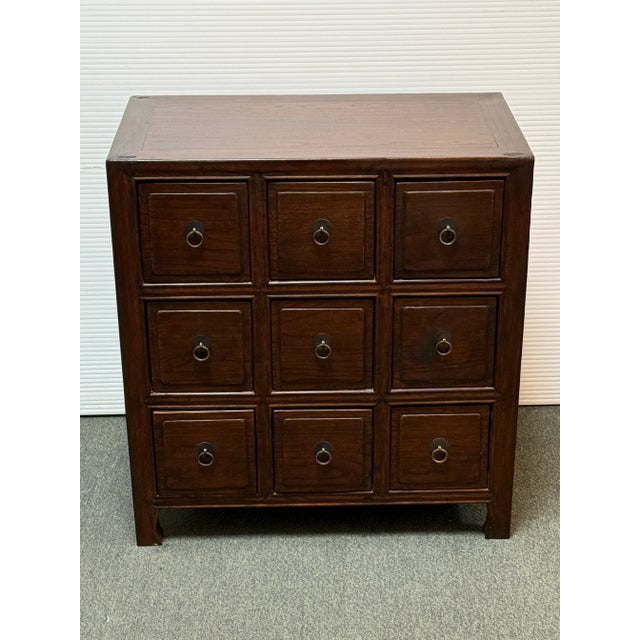 Brown Vintage Chinese Apothecary Chest For Sale - Image 8 of 12