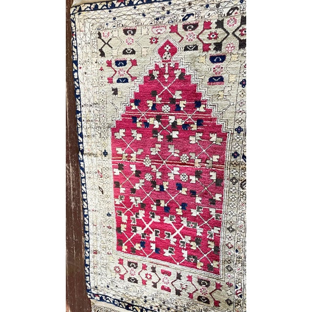 Antique Turkish / Konya-Area Prayer Rug C-1880 For Sale In Chicago - Image 6 of 10
