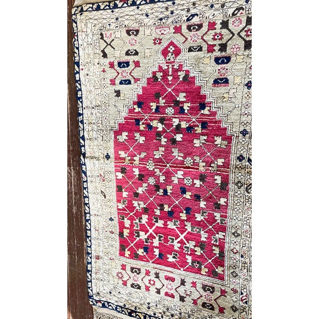 Antique Turkish Konya Prayer Rug C-1880 For Sale In Chicago - Image 6 of 10