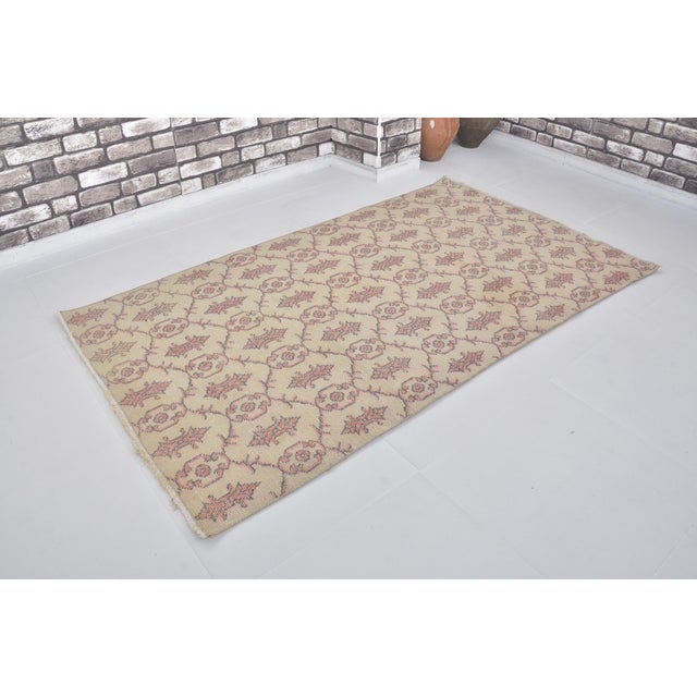 Textile Home Living Oushak Vintage Carpet For Sale - Image 7 of 10