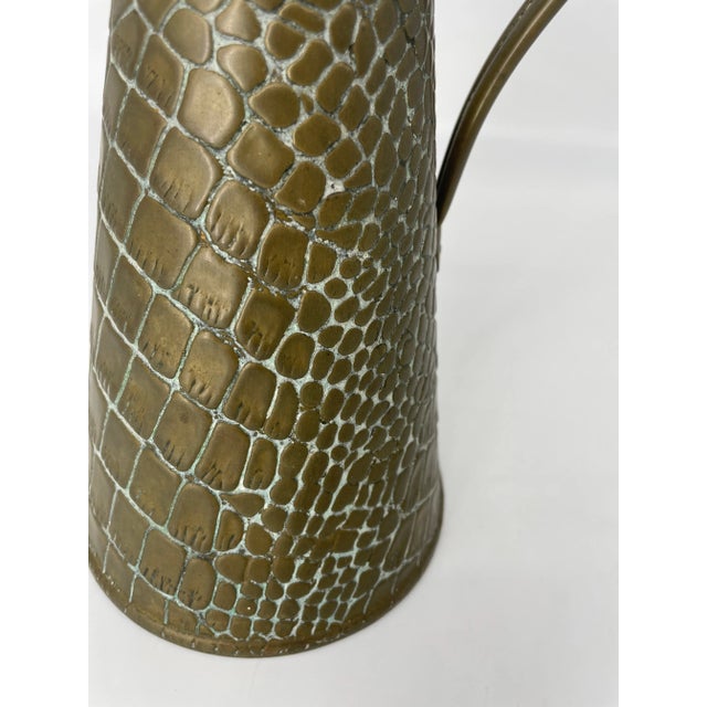 Sankey and Sons Brass Pitcher For Sale - Image 4 of 8