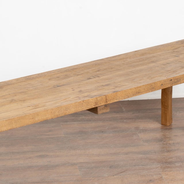 20th Century Rustic Narrow Coffee Table or Bench For Sale - Image 9 of 11