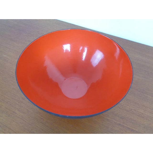 Red Krenit Bowls by Herbert Krenchel Torben Ørskov, Set of 2, 1960s For Sale - Image 12 of 17