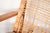 Orange 1960s Attributed to Hans Olsen for Juul Kristensen Model 532-a Teak and Cane Rocking Chair - Denmark For Sale - Image 8 of 9