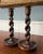 Antique English Barley Twist Candlesticks Candle Holders Oak Pair 10.5" Tall For Sale - Image 17 of 17