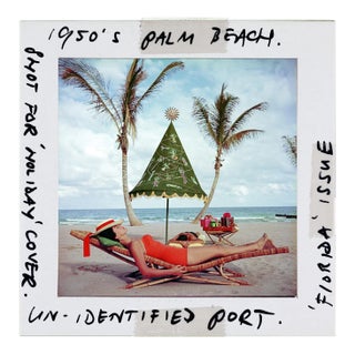 Slim Aarons Palm Beach Idyll - Slide' Photograph Print by Getty Images - 20 X 20 CAT101 For Sale
