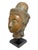 Thai Bronze Buddha Head Statue Vintage Ayutthaya Style Bust Sculpture Decor For Sale - Image 13 of 18