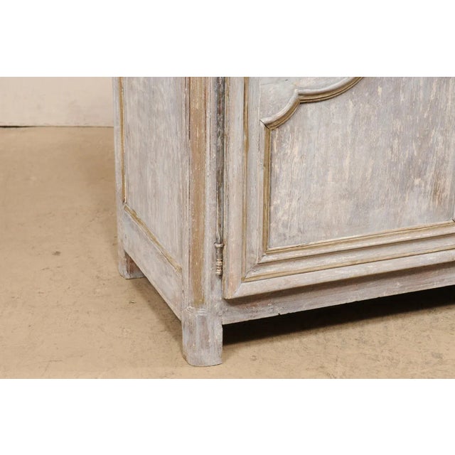 French French Marble Top Painted Buffet, 19th Century For Sale - Image 3 of 11