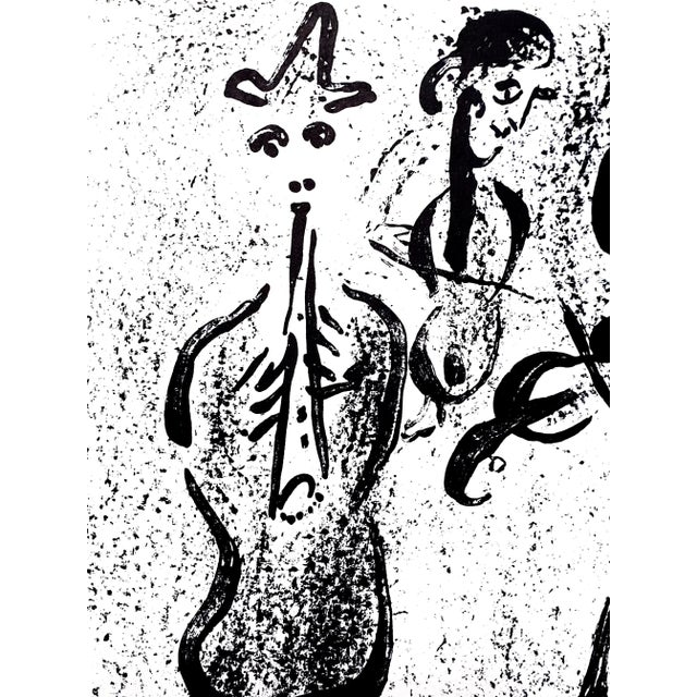 Modern Marc Chagall, Composition, Original Lithograph, 1963 For Sale - Image 3 of 7