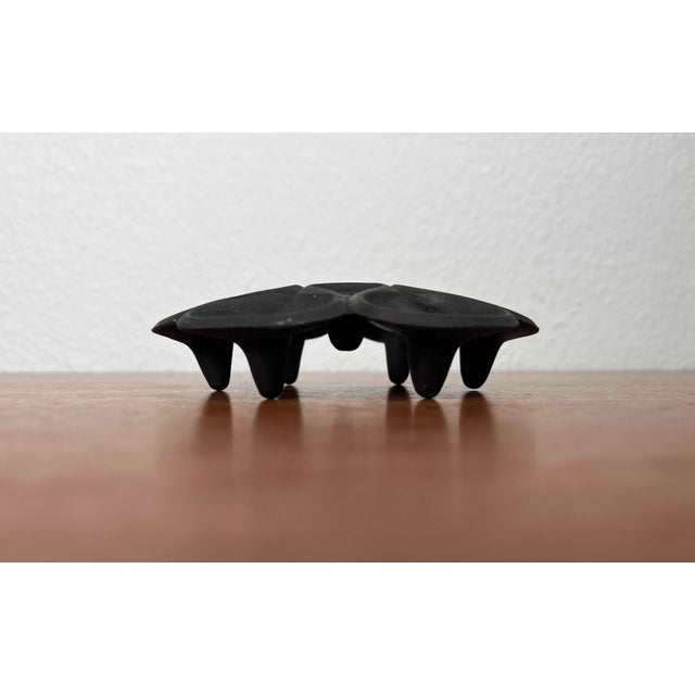 Mid-Century Modern Danish Brutalist Cast Iron Candleholder by Jens Harald Quistgaard, 1960s, in Very Good conditions....