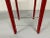 Red Bellini Style Italian Red Leather Barstools - Set of 4 For Sale - Image 8 of 10