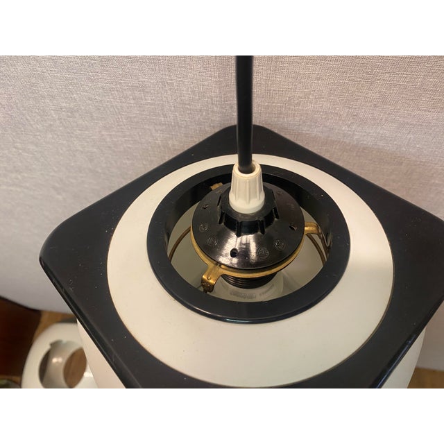 Space Age Dice Ceiling Lamp in Black by Lars Schioler for Hoyrup Lamper, 1970s For Sale - Image 12 of 18