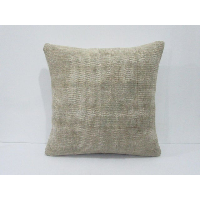 Worn Faded Decorative Pillow For Sale - Image 4 of 4