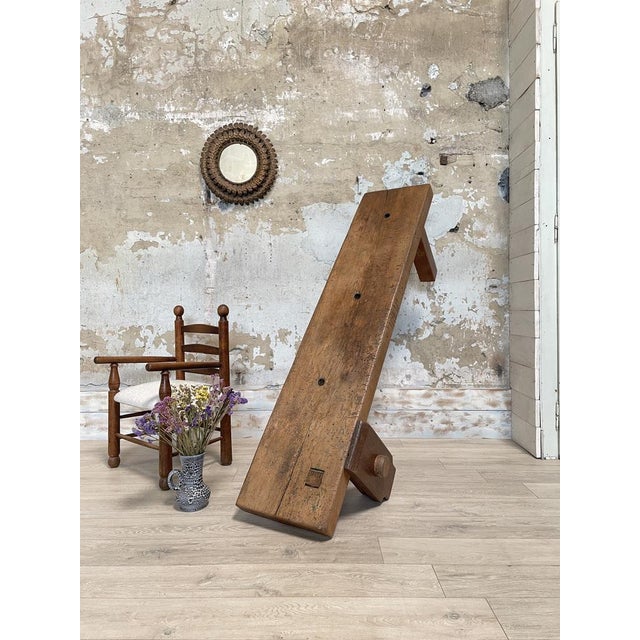 Primitive Coffee Table in Wood For Sale - Image 5 of 18