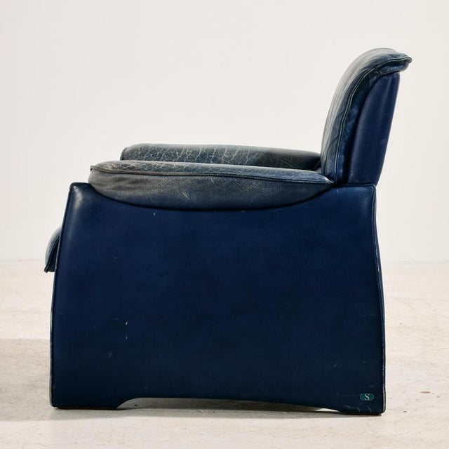 Vintage Leather Lounge Chair from de Sede, 1980s For Sale - Image 4 of 7