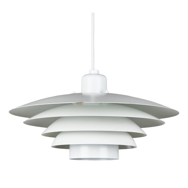 Aluminum Pendant Lamp, 1970s For Sale