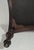 Brown 19thc Carved Stool With Suede Top For Sale - Image 8 of 9