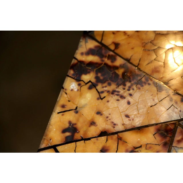 Kreiss Kreiss Collection Coconut Shell Octagon Top Table For Sale - Image 4 of 9