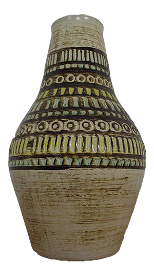 Fat Lava Ceramic Vase from Jasba, 1970s