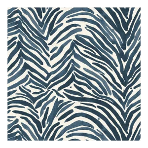 Swatch for Corner Chair in Blue Washed Zebra