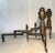 Traditional Bronze Andirons - Circa 1920s - a Pair For Sale - Image 3 of 13