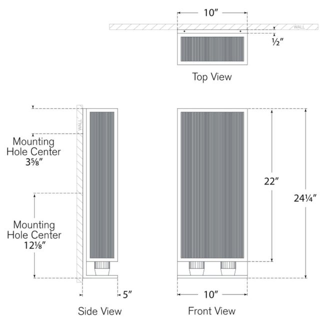 Metal Barbara Barry for Visual Comfort Signature York 24" Double Box Sconce in Bronze with Clear Ribbed Glass For Sale - Image 7 of 9