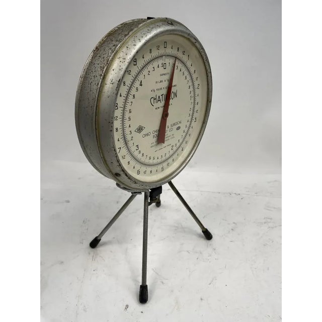 Metal American Chatillon Scale, 1940s For Sale - Image 7 of 10