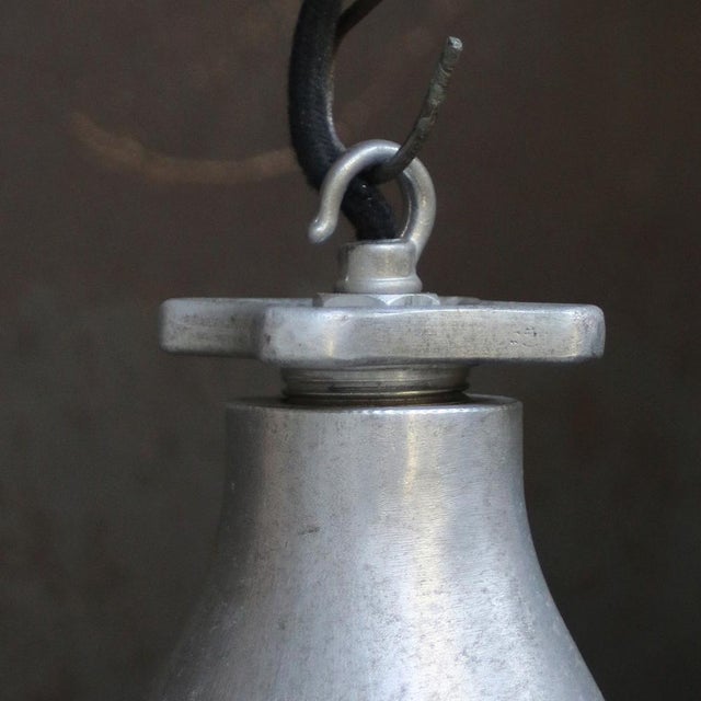 1950s Vintage Industrial Belgian Pendant Light by DAB For Sale - Image 5 of 8