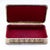 Metal Mid-Century Italian Neoclassical Silver-Plated & Velvet Jewelry Casket For Sale - Image 7 of 10
