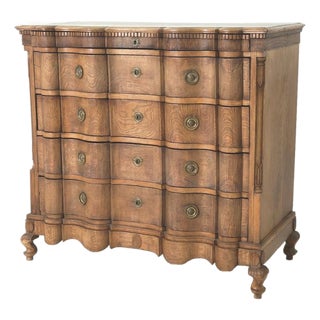 19th Century Danish Oak Chest of Drawers For Sale