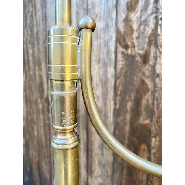 Mid-Century Brass Floor Lamp For Sale - Image 4 of 13