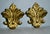 Metal Vintage Set of Four Fleur-De-Lis Brass Ormolu For Sale - Image 7 of 11