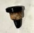 Wood Olive Green Glass Apothecary Bottle With Original Glass Stopper Circa 1930’s For Sale - Image 7 of 12