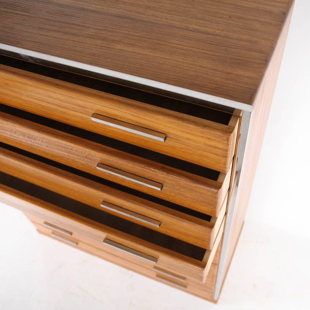 Japanese High Chest of Drawers, 1980s For Sale - Image 13 of 14