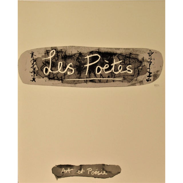 Henry Moore Henry Moore, Les Poetes, La Poesie, Front Page, 1976 For Sale - Image 4 of 4