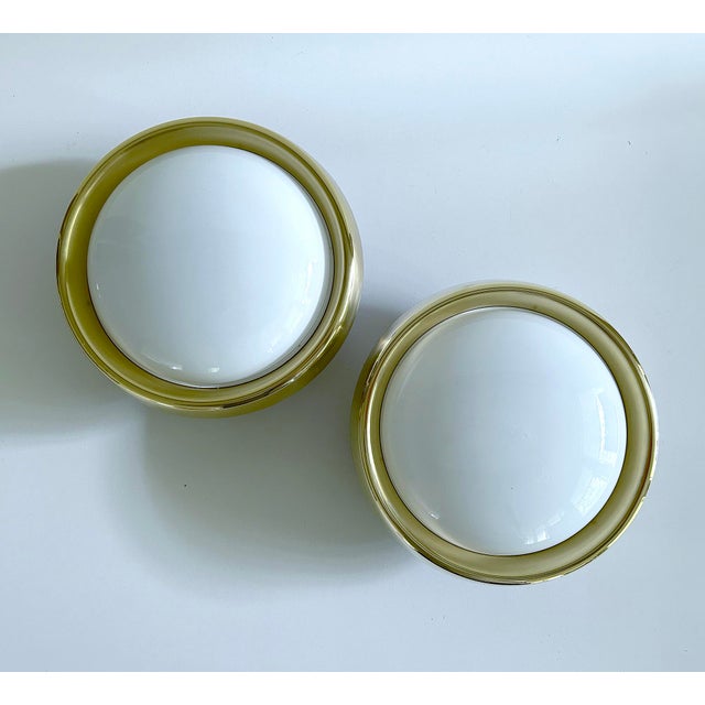 Vintage Brass and Glass Sconce from Limburg For Sale - Image 16 of 18